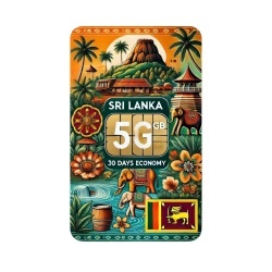 eSIM SriLanka 5GB 30Days Economy