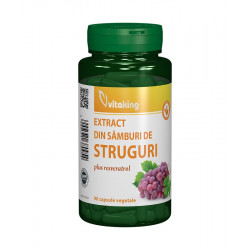 Extract samb. struguri cu resveratrol 90cps vegetale