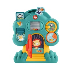 FISHER PRICE ANIMAL FRIENDS CENTRU DE ACTIVITATI CASUTA DIN COPAC - Img 6