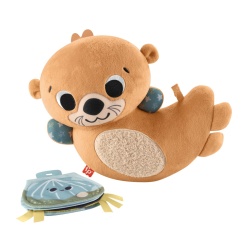 FISHER PRICE JUCARIE SENZORIALA 2 IN 1 TUMMY TIME VIDRA PENTRU BEBELUSI - Img 2