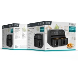 FRITEUZA DUBLA AIRFRYER 8L 2700W TEESA AIR FRYER DUAL - Img 8
