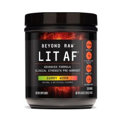 Gnc Beyond Raw Lit Af, Formula Pre-workout, Cu Aroma De Jeleuri, 459.6g