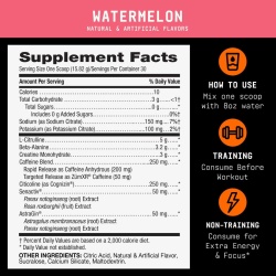 Gnc Beyond Raw Lit V2 Pre-workout With Watermelon Flavor, Pre-workout Cu Aroma De Pepene, 474.6 G - Img 2