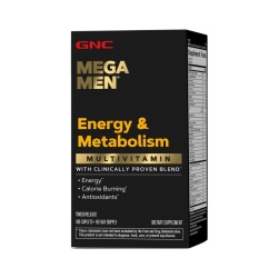 Gnc Mega Men Energy & Metabolism, Complex De Multivitamine Pentru Barbati, Energie Si Metabolism, 180 Tb - Img 1