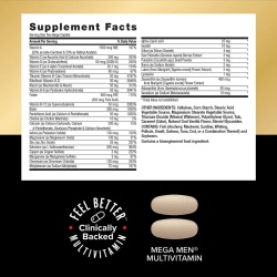 Gnc Mega Men Energy & Metabolism Vitapak Program, Complex De Multivitamine Pentru Barbati, Energie Si Metabolism, 30 Pliculete - Img 4