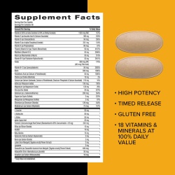 Gnc Mega Men Sport, Complex De Multivitamine Pentru Barbati, 180 Tb - Img 3