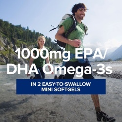 Gnc Triple Strength Fish Oil Mini, Ulei De Peste Mini Capsule, 240 Cps - Img 3