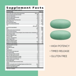 Gnc Women's 50 Plus, Multivitamine Si Minerale Pentru Femei, 60 Cps - Img 6