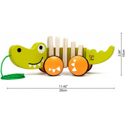 Hape jucarie de tragere - crocodil - Img 5