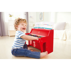 Hape pian electronic rosu cu lumini - Img 3