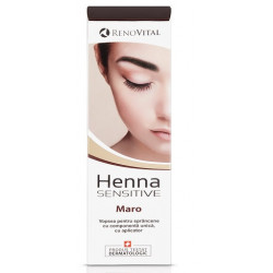 Henna sensitive vopsea crema pt. sprancene maro 6ml