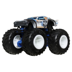 HOT WHEELS MONSTER TRUCK SI MASINUTA METALICA NIGHT SHIFTER POLICE - Img 6