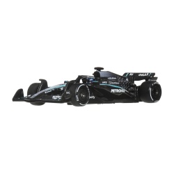 HOT WHEELS PREMIUM REAL RIDERS FORMULA 1 2024 MASINUTA METALICA MERCEDES AMG PETRONAS FORMULA ONE TEAM SCARA 1 LA 64 - Img 5