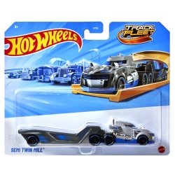 HOT WHEELS TRACK FLEET CAMION FLOTA SEMI TWIN MILL SCARA 1 LA 64