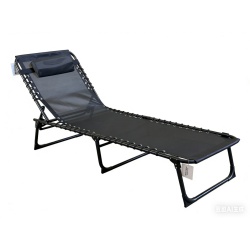 HR SEZLONG REGLABIL 189*58*30CM, Black