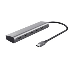 Hub Trust Halyx 5 x USB-C, gri - Img 2