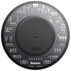 Incarcator WS Baseus Simple Qi 15W negru - Img 3