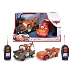 JADA CARS SET 2 MASINUTE CU TELECOMANDA FULGER MCQUEEN SI MATER PACHET TWIN SCARA 1 LA 32