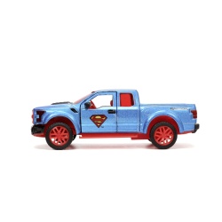 JADA DC SET FIGURINA METALICA SUPERMAN SI MASINUTA 2017 FORD F 150 RAPTOR SCARA 1:32 - Img 3
