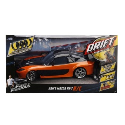 JADA FAST AND FURIOUS MASINUTA RC CU TELECOMANDA HANS MAZDA RX 7 SCARA 1 LA 10