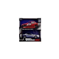 JADA FAST AND FURIOUS SET 2 MASINUTE METALICE MITSUBISHI LANCER EVOLUTION IX SI BRIANS NISSAN SKYLINE GT R SCARA 1 LA 32