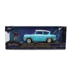 JADA HARRY POTTER SET FIGURINA HARRY POTTER SI MASINUTA METALICA FORD ANGLIA 1959 SCARA 1 LA 24
