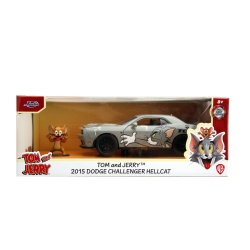 JADA MASINA METALICA DODGE CHALLENGER HELLCAT SCARA 1 LA 24 SI FIGURINA JERRY - Img 1