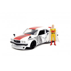 JADA ONE PUNCH MAN SET MASINUTA METALICA MAZDA RX 3 SI FIGURINA SAITAMA - Img 2
