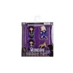 JADA WEDNESDAY SET 4 FIGURINE METALICE 6.5CM - Img 1
