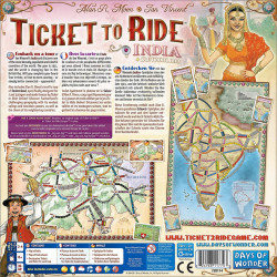 Joc de societate Ticket to Ride Map Collection India & Swiss, extensie, limba engleza - Img 2