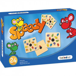 Joc Speedy Beleduc, 24 carduri din lemn, maxim 6 jucatori - Img 3