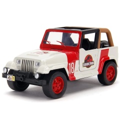 JURASSIC WORLD MASINUTA METALICA JEEP WRANGLER SCARA 1 LA 32 - Img 2