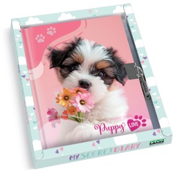 Jurnal Puppy, cu cutie cadou, 80 de pagini, 13 x 18 cm (6 buc/display) - Img 3