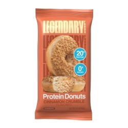 Legendary Foods Protein Donut With Cinnamon Crumble Flavor, Gogoasa Proteica Cu Aroma De Topping Crocant Cu Scortisoara, 63 G