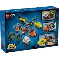 LEGO CITY AVION AUTOSPECIALA DE SERVICE SI AEROGLISOR IN VERSIUNI ADAPTATE 60505 - Img 8