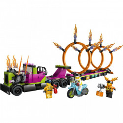 LEGO City Camion De Cascadorie Si Provocarea Cercurilor De Foc 60357 - Img 2