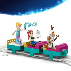 LEGO DISNEY FROZEN AVENTURA CU SANIA PE SINE LA CASTELUL DE GHEATA AL ELSEI 43281 - Img 5
