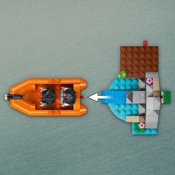 LEGO JURASSIC WORLD RENASTEREA EVADARE PE RAU DIN CALEA UNUI T REX 76975 - Img 6