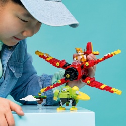 LEGO SONIC THE HEDGEHOG AVIONUL TORNADO 1 AL LUI TAILS 77119 - Img 3