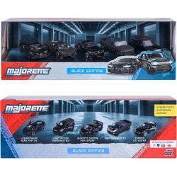 MAJORETTE SET 5 MASINUTE METALICE BLACK EDITION