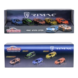 MAJORETTE SET 5 MASINUTE RIMAC NEVERA EDITION GIFTPACK - Img 1