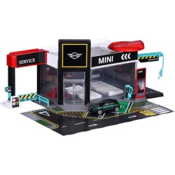 MAJORETTE SET SHOWROOM AUTO MINI CU MASINUTA INCLUSA MINI ACEMAN SCARA 1 LA 64 - Img 2