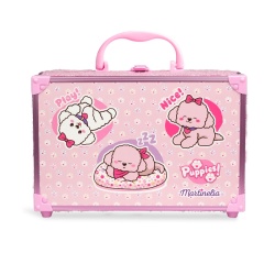 MARTINELIA PUPPIES FLUFFY SET COMPLET DE MACHIAJ IN CUTIE METALICA - Img 4