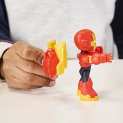 MARVEL IRON MAN SI PRIETENII SAI UIMITORI SET VEHICUL SI FIGURINA IRON MAN - Img 6