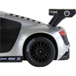 MASINA CU TELECOMANDA AUDI R8 ARGINTIU CU SCARA 1 LA 24 - Img 4