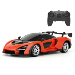 MASINA CU TELECOMANDA MCLAREN SENNA PORTOCALIU CU SCARA 1 LA 24 - Img 2