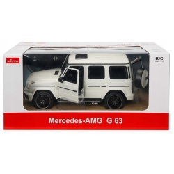 MASINA CU TELECOMANDA MERCEDES-BENZ G63 ALB SCARA 1 LA 14 - Img 2