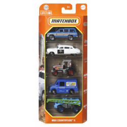 MATCHBOX SET 5 MASINUTE METALICE MBX COUNTRYSIDE II SCARA 1:64 - Img 1