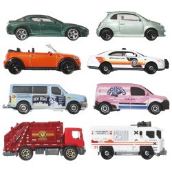 MATCHBOX SET 8 MASINUTE METALICE EXCLUSIV VAN UTILITAR FORD SCARA 1 LA 64 - Img 3