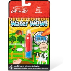 MELISSA AND DOUG WATER WOW CARTE DE COLORAT FERMA
